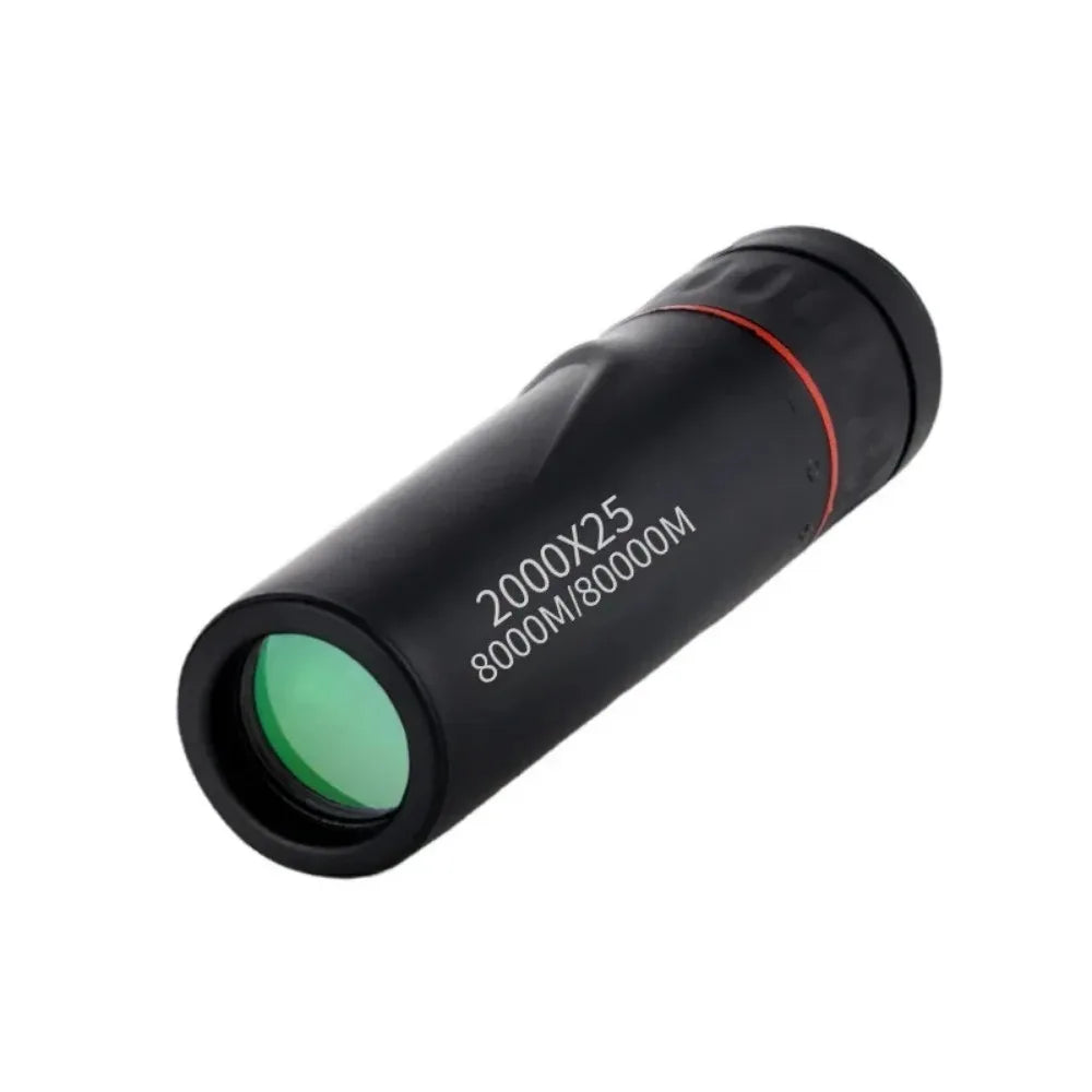2026 2000X25 HD Monocular Telescope: Mini Portable, for Outdoor Camping, Hunting & Birdwatching